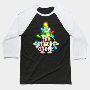 The Unicorn Gnome Christmas Matching Family Shirt Baseball T-Shirt